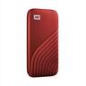 EXTERNAL SSD WD MY PASSPORT 500GB USB 3.2 Gen2 Type-C, 1050MB/s WDBAGF5000ARD-WESN Red
