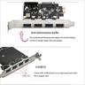 CONVERTOR PCI-E TO 4 X USB 3.0 w/dual power supply (MOLEX + SATA), DIEWU TXB161, Chipset: VL805