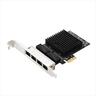 NET LAN PCIe 10/100/1000 4port, DIEWU TXA198, Chipset: Intel I82571