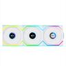 COOLERS CASE FAN 3x120mm LIAN LI UNI FAN SL w/ L-Wireless controller, LCD 120 A-RGB PWM, White, 12SLLCD1W3W