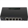NET Switch DIEWU 5-port 10/100/1000, TXE038 MT7530DU+IP804A, 4x1G POE + 1xUplink, METAL BLACK