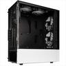 CASE KOLINK ATX OBSERVATORY MX Mesh ARGB w/Tempered glass, 2x140mm, 3x120mm UMBRA A-RGB fan, black/white