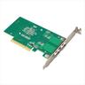 NET LAN PCIe SFP dual  port 10G , DIEWU TXA037, Chipset: Intel 82599EM, LP