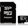 MEMORY CARD SILICON POWER MICRO-SD ELITE SDXC 64GB C10 w/adapter, SP064GBSTXBU1V10SP