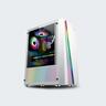 CASE ARMAGGEDDON ATX mid-Tower KAGAMI K2 WHITE w/WINDOW, RGB STRIPE, w/o OD DVD slot