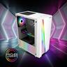 CASE ARMAGGEDDON ATX mid-Tower KAGAMI K2 WHITE w/WINDOW, RGB STRIPE, w/o OD DVD slot