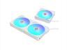 COOLERS CASE FAN 120mm LIAN LI UNI  AL120 w/controller, 3x120mm ARGB fans 1900 RPM PWM, White, AL120-3W