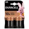 Battery DURACELL BASIC ALKALINE, 4xAA, 1.5V, LR6