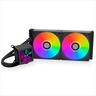 COOLERS CPU AIO LIAN LI GALAHAD II LCD 280 ARGB, 2,88"IPS Display, DAISY-CHAINABLE 2x140mm ARGB PWM FAN, Black, GA2ALCD28B