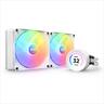 COOLERS CPU AIO NZXT Kraken 280 ELITE RGB, 2x140mm F140 RGB Core fans, RGB Controller, w/2.36" LCD display, RL-KR28E-W1, MATTE WHITE