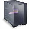 CASE LIAN LI E-ATX O11 VISION Mid-Tower w/2x Tempered glass CHROME (Black Mirror Finish), O11VC