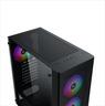 CASE XIGMATEK ATX HERO II AIR 3F, Left TG, Mesh Front panel , 3x120mm Z20F LED RGB FIXED fan, USB 3.0, EN41655