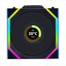 COOLERS CASE FAN 120mm LIAN LI UNI FAN SL Wireless LCD 120 Reverse Blade A-RGB PWM, Black, 12RSLLCD1W1B