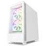 CASE NZXT ATX Mid-Tower H5 ELITE w/2x Tempered glass+Top MESH,1xF120Q,2xF140 RGB w/RGB controller, Matte White CC-H51EW-01
