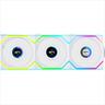 COOLERS CASE FAN 3x120mm LIAN LI UNI FAN SL w/ L-Wireless controller, LCD 120 Reverse Blade A-RGB PWM, White, 12RSLLCD1W3W