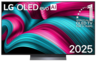 LG OLED TV OLED55C51LA, 4K Ultra HD, Smart TV, WebOS, ThinQ AI, α9 AI Processor 4K Gen8, HDR10 Pro