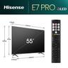 Hisense QLED TV 55E7NQ PRO, Smart TV, 4K UHD, DTS Virtual X, VIDAA Smart OS, Dolby Vision, Quantum Dot Colour, 144Hz Game Mode Pro