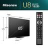 Hisense ULED Mini-LED TV 65U8NQ, Smart TV, 4K UHD, DTS Virtual X, VIDAA Smart OS, Dolby Vision IQ, Dolby Atmos, Quantum Dot Colour, Full Array Local Dimming