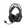 HEADPHONES WIRELESS A4TECH X7 (XR-200)  Gaming RGB, w/mic, 3,5mm, 2.4G, BT 5.3, w/Extension Dock, black