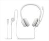 HEADPHONES LOGITECH H390 USB White w/Microphone 981-001286