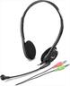 HEADPHONES GENIUS HS-200C w/microphone, 2x3.5mm jack