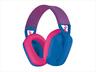 HEADPHONES LOGITECH Gaming-Headset G435 Wireless LIGHTSPEED/ Bluetooth w/microphone 981-001062, Blue And Raspberry