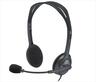 HEADPHONES LOGITECH H111 Black w/microphone 981-000593, 1x3.5mm