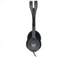 HEADPHONES LOGITECH H111 Black w/microphone 981-000593, 1x3.5mm