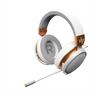 HEADPHONES DARK PROJECT Wireless (2.4GHz&BT) Gaming-Headset SONO w/Mic, 53mm neodymium driver, White/Gold