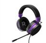 HEADPHONES DARK PROJECT Wired Gaming-Headset SONO w/Mic, 53mm neodymium driver, 1x3.5mm, Black/Violet
