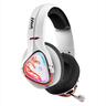 HEADPHONES WIRELESS A4TECH MR720 NARAKA Bloody Gaming RGB, w/mic, 3,5mm, 2.4G, BT 5.3, 90° Folding, w/Extension Dock, white