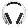 HEADPHONES WIRELESS A4TECH MR720 NARAKA Bloody Gaming RGB, w/mic, 3,5mm, 2.4G, BT 5.3, 90° Folding, w/Extension Dock, white