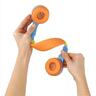 HEADPHONES HAMA "KIDS GUARD", Blue/Orange, w/microphone 1x3.5mm jack