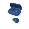 EARPHONES WIRELESS HAMA SPIRIT CHOP, Bluetooth w/microphone, Blue 184082
