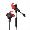 EARPHONES Gaming MARVO GP001 w/dual microphones (one detachable), 1x3.5mm / 2x3.5mm, Black/red