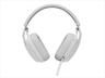 HEADPHONES WIRELESS LOGITECH Zone VIBE 100 Off-white, lightweight Bluetooth w/microphone 981-001219