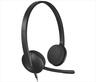 HEADPHONES LOGITECH H340 USB w/Microphone Black 981-000475
