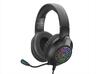 HEADPHONE NOXO SKYHORN GAMING HEADSET, FLEXIBLE MICROPHONE, 2 x 3.5 mm, USB (for illumination), RGB ILLUMINATION, BRAIDED CABLE