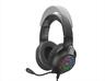HEADPHONE NOXO SKYHORN GAMING HEADSET, FLEXIBLE MICROPHONE, 2 x 3.5 mm, USB (for illumination), RGB ILLUMINATION, BRAIDED CABLE