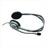 HEADPHONES LOGITECH H110 silver w/microphone 981-000271, 2x3.5mm