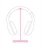 HEADPHONES STAND SONICGEAR HPX-100, mobile phone stand, ABS, PINK