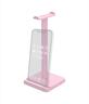 HEADPHONES STAND SONICGEAR HPX-100, mobile phone stand, ABS, PINK