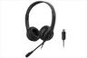 HEADPHONES A4TECH HU-8, w/microphone, USB, Black