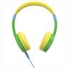 HEADPHONES HAMA "KIDS GUARD", Green/Yellow, w/microphone 1x3.5mm jack