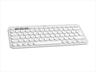 KEYBOARD BLUETOOTH LOGITECH K380S PEBBLE KEYS 2 White Multi-Device compatible with Bolt (not included) 920-011852
