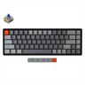 KEYBOARD MECHANICAL KEYCHRON K6 ALUMINIUM RGB LED 65% Gateron G Pro Blue switch Multi-Device (Wired+Bluetooth), Black, K6-Q2