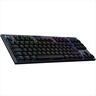 KEYBOARD MECHANICAL LOGITECH G915X LIGHTSPEED TKL WIRELESS RGB GL TACTILE CARBON w/bluetooth 920-012721