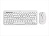 COMBO KEYBOARD AND MOUSE WIRELESS LOGITECH PEBBLE 2 COMBO White w/Bluetooth, Logitech Bolt, 920-012240