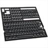 KEYBOARD MECHANICAL KEYCAPS DUCKY PUDDING PBT DOUBLE-SHOT (Standard ANSI 108), BLACK