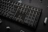 KEYBOARD MECHANICAL KEYCAPS DUCKY PUDDING PBT DOUBLE-SHOT (Standard ANSI 108), BLACK